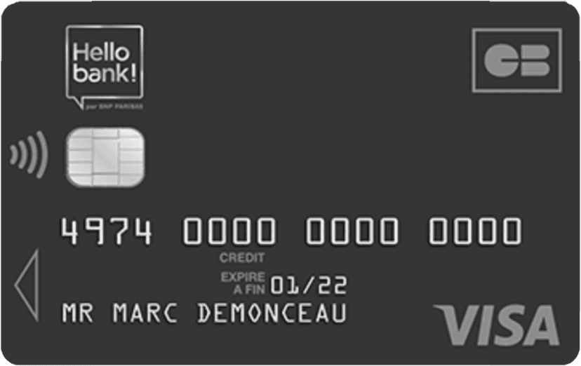 Carte Hello bank!