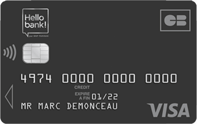 Carte Hello bank!